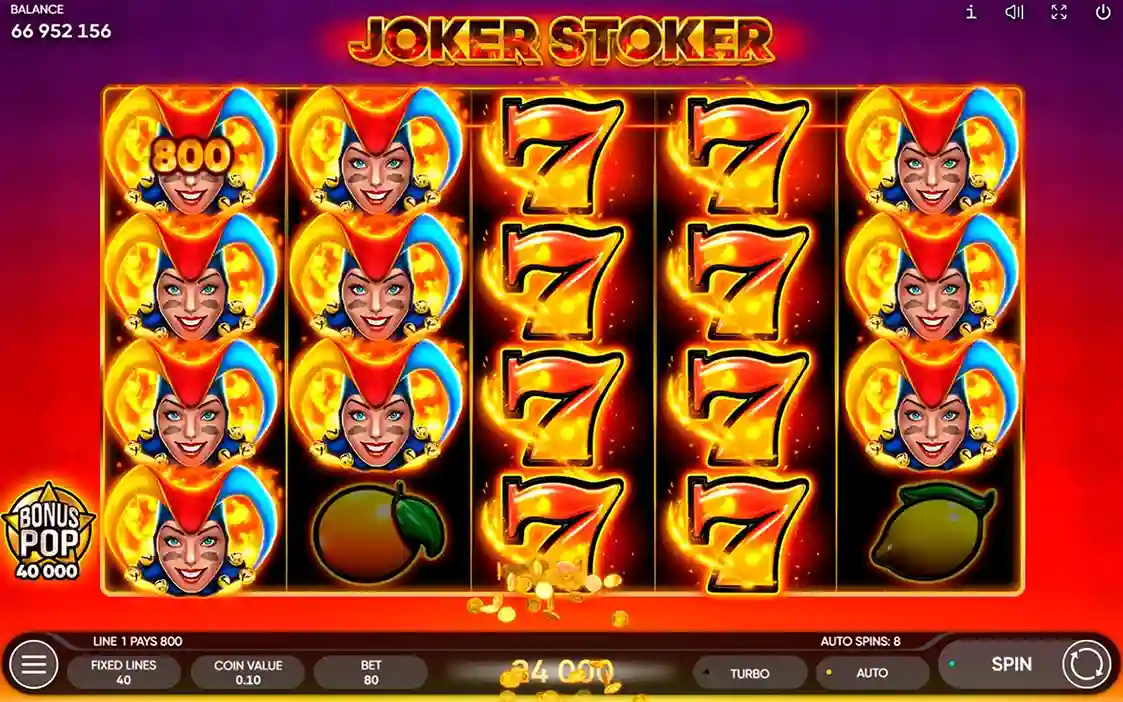 Гра Joker Stoker на гроші